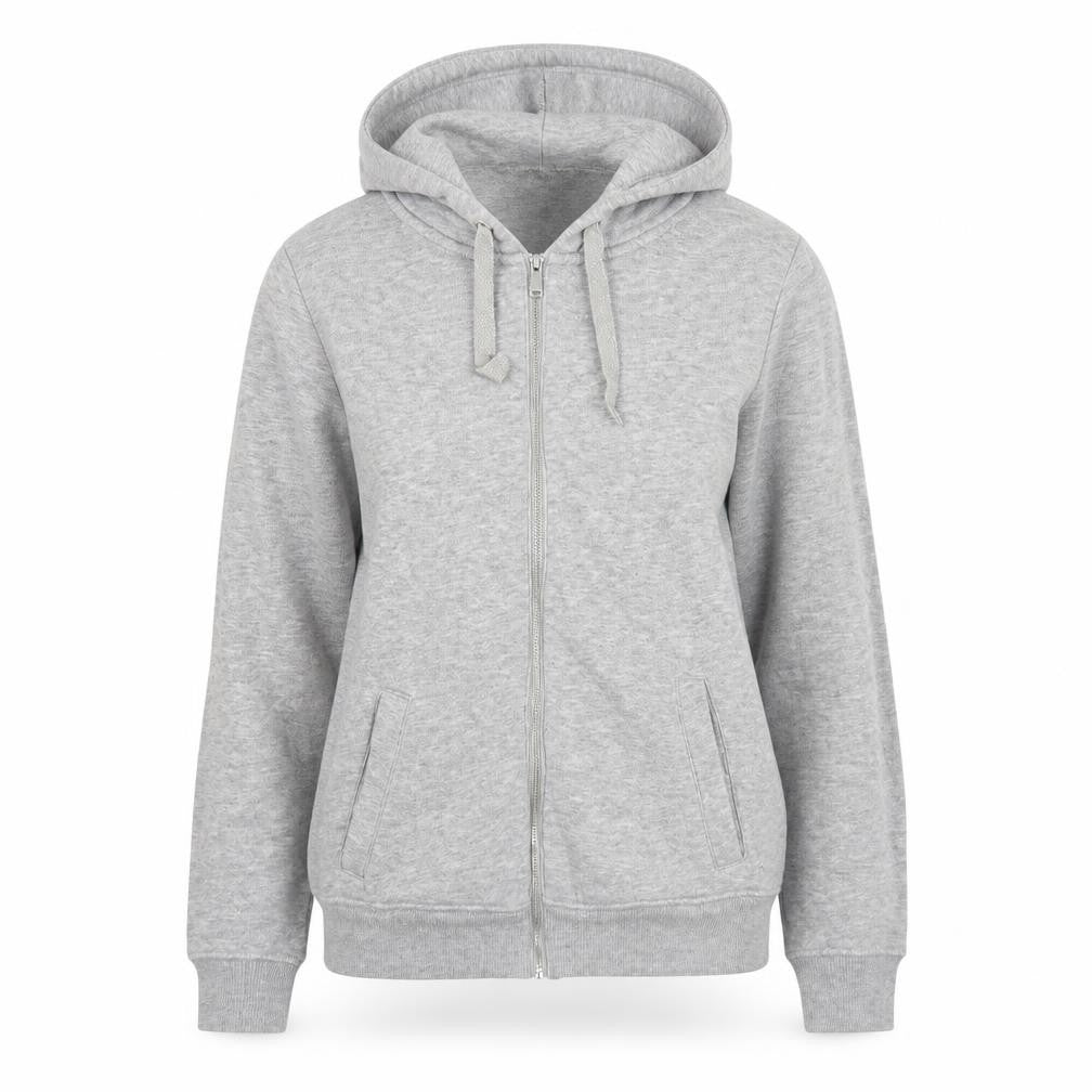 NEXT Womens Grey  Cotton Full Zip Hoodie Size XS  Zip
