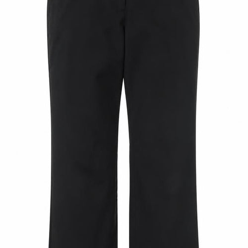 NEXT Womens Black  Polyester Dress Pants Trousers Size 14 L28 in Regular Hook & Eye