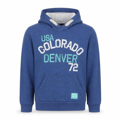 Primark Girls Blue  Cotton Pullover Hoodie Size 10-11 Years   - Colorado
