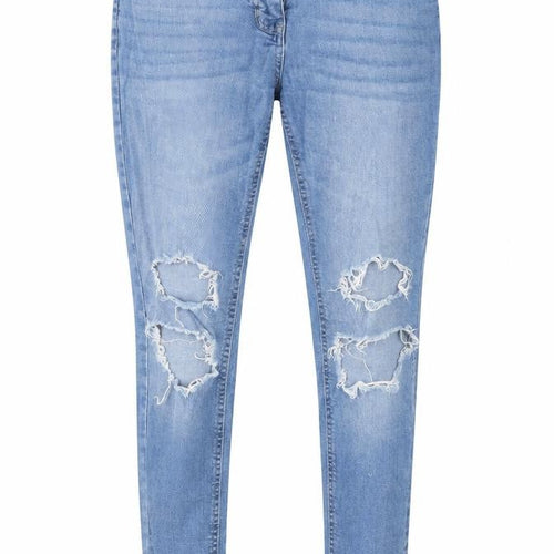 Quiz Womens Blue  Cotton Skinny Jeans Size 8 L29 in Regular