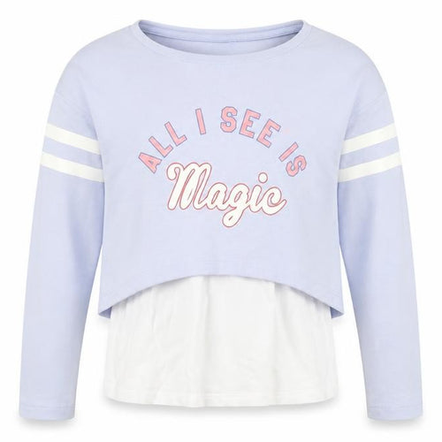 H&M Girls Multicoloured  Cotton Pullover Sweatshirt Size 9-10 Years   - Sweatshirt with T shirt