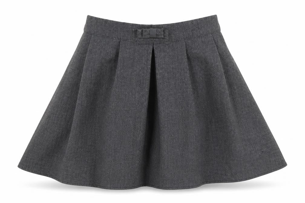 Nutmeg Girls Grey  Polyester A-Line Skirt Size 5-6 Years  Regular  - School wear