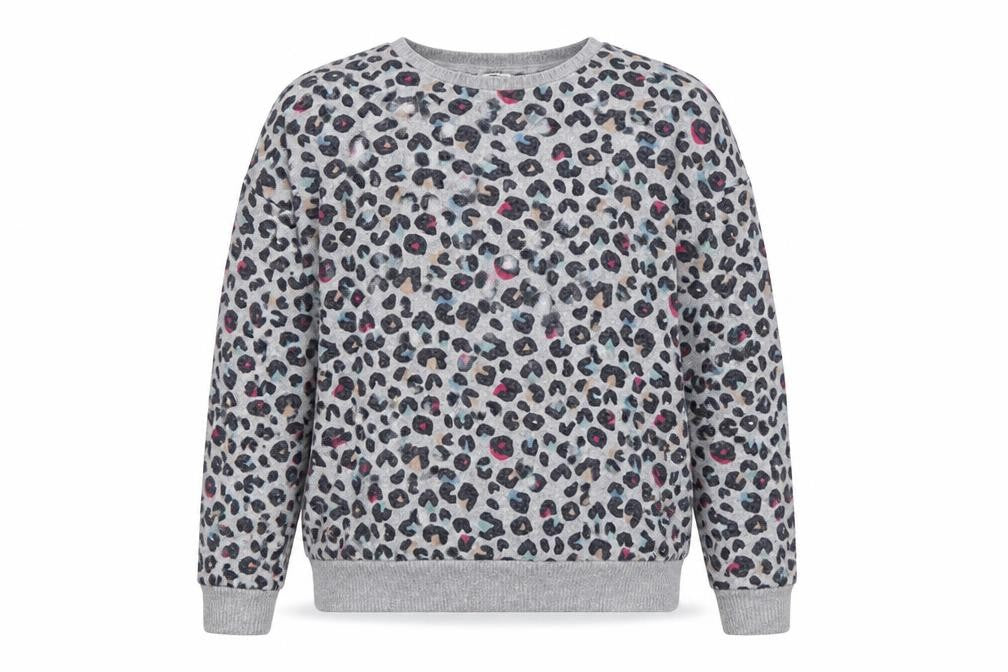 M&S Girls Multicoloured Round Neck Animal Print Viscose Pullover Jumper Size 14-15 Years