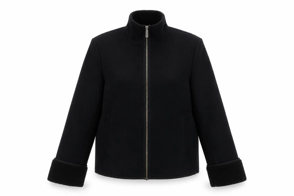Next Womens Black   Jacket  Size 12  Zip