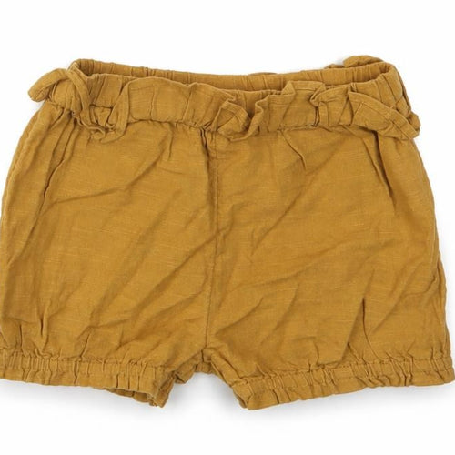 TU Baby Beige  Cotton Cropped Trousers Size 12-18 Months