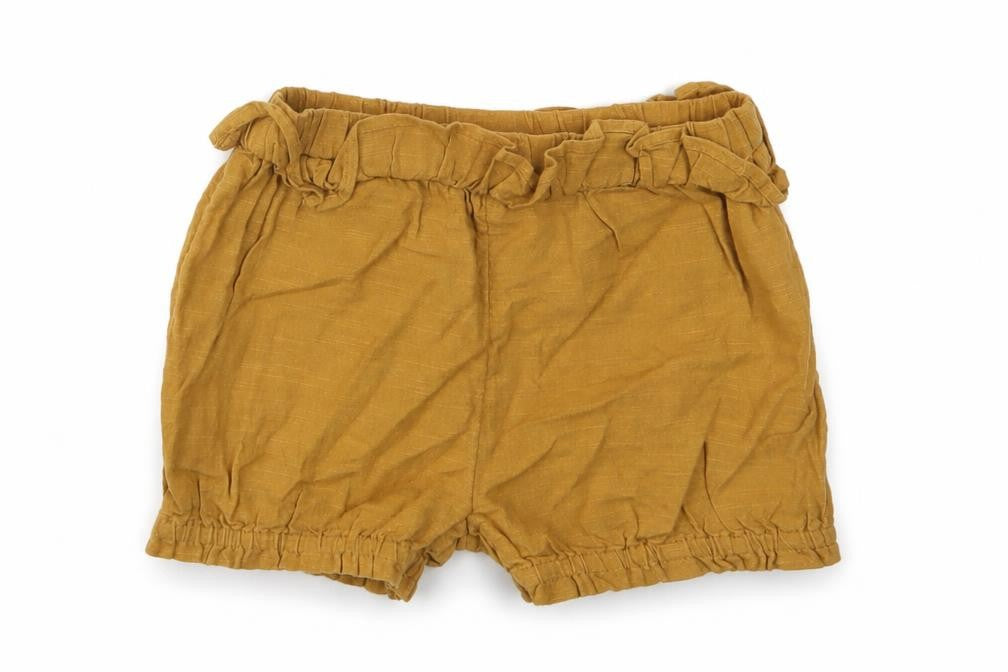 TU Baby Beige  Cotton Cropped Trousers Size 12-18 Months