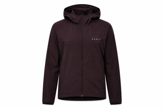 Front view of ASOS women’s purple jacket, size M, zip