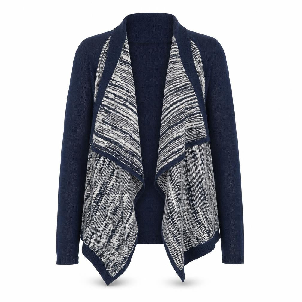 George Womens Blue Round Neck  Acrylic Cardigan Jumper Size 10