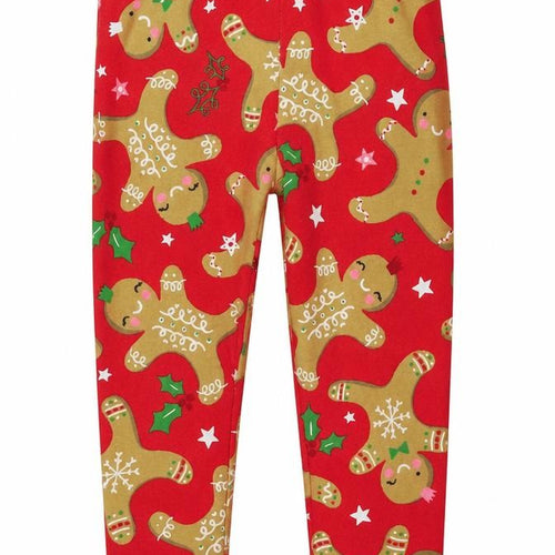 TU Boys Red  Cotton Capri Trousers Size 9 Months  Regular  - Christmas Gingerbread
