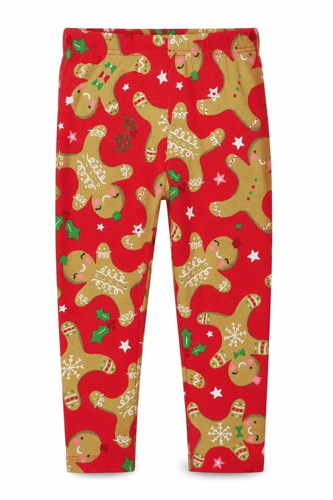 TU Boys Red  Cotton Capri Trousers Size 9 Months  Regular  - Christmas Gingerbread