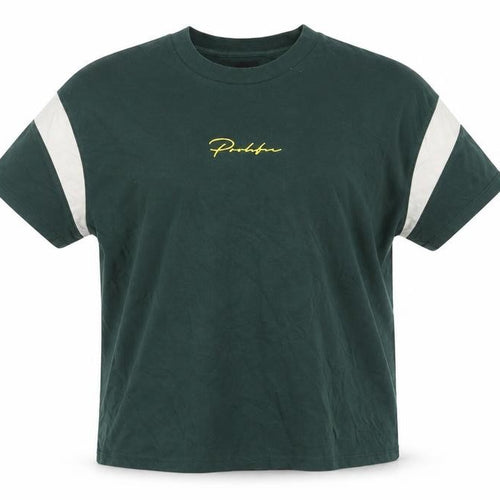 River Island Girls Green  Cotton Basic T-Shirt Size XL Round Neck