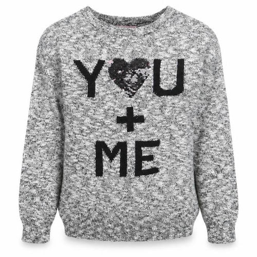 Cool Club Girls Grey Round Neck  Cotton Pullover Jumper Size 10 Years