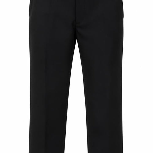 M&S Mens Black  Polyester Dress Pants Trousers Size 30 L31 in Regular Button