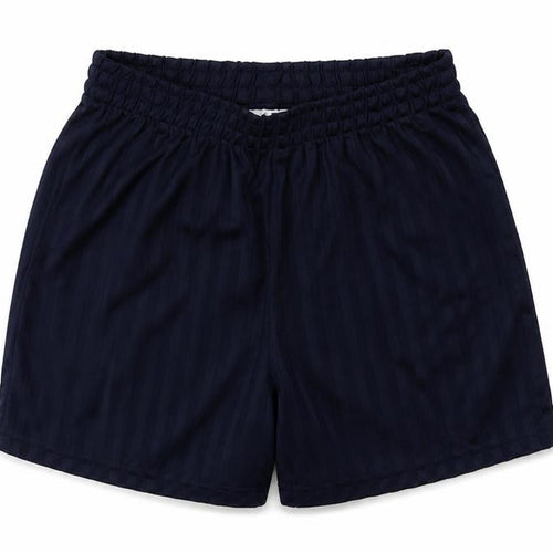 George Boys Blue Striped Polyester Sweat Shorts Size 6-7 Years  Regular  - School Wear