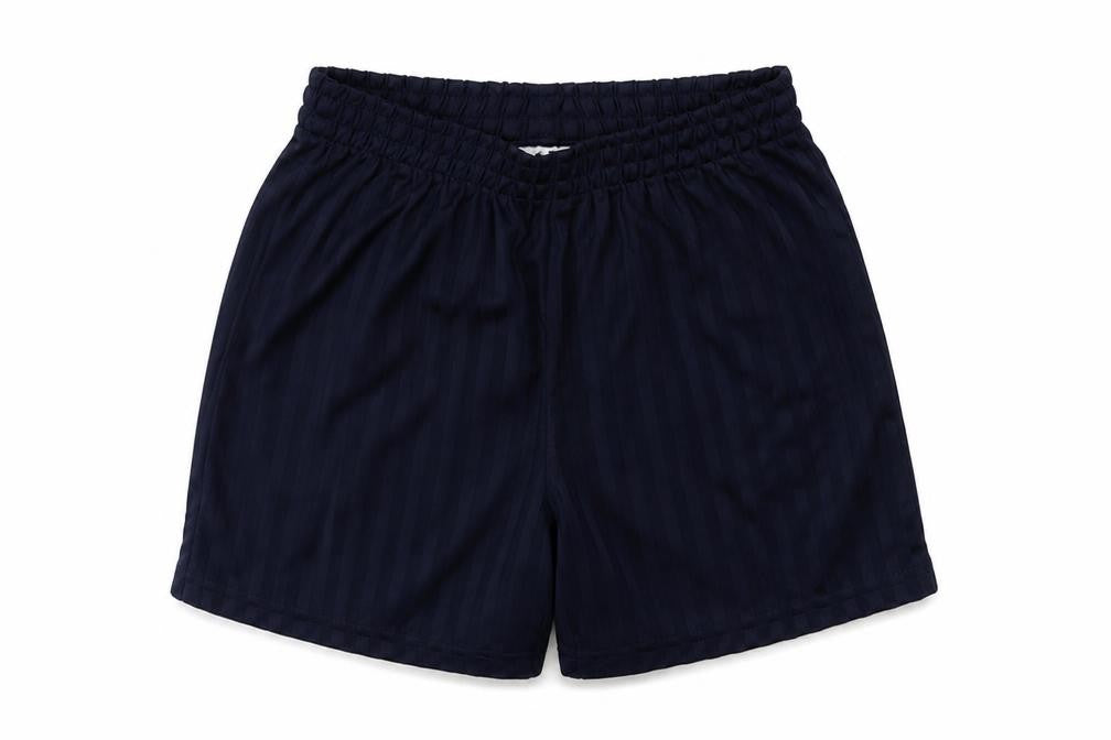 George Boys Blue Striped Polyester Sweat Shorts Size 6-7 Years  Regular  - School Wear