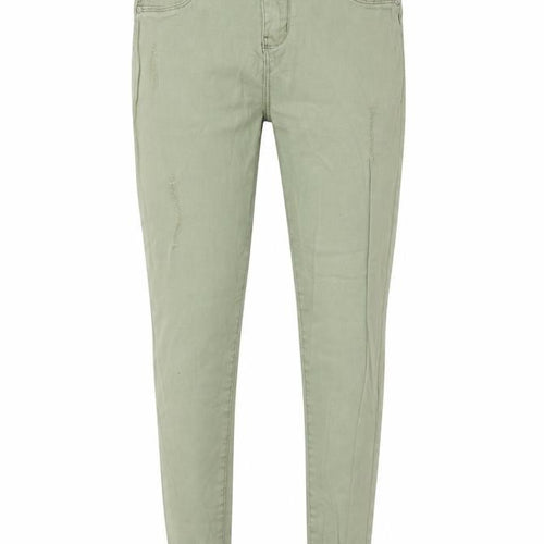 Primark Girls Green  Cotton Skinny Jeans Size 11 Years L25 in Regular Zip