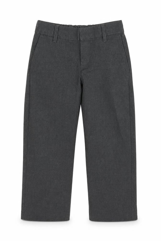 M&S Boys Grey  Polyester Dress Pants Trousers Size 3-4 Years  Regular  - School Wear