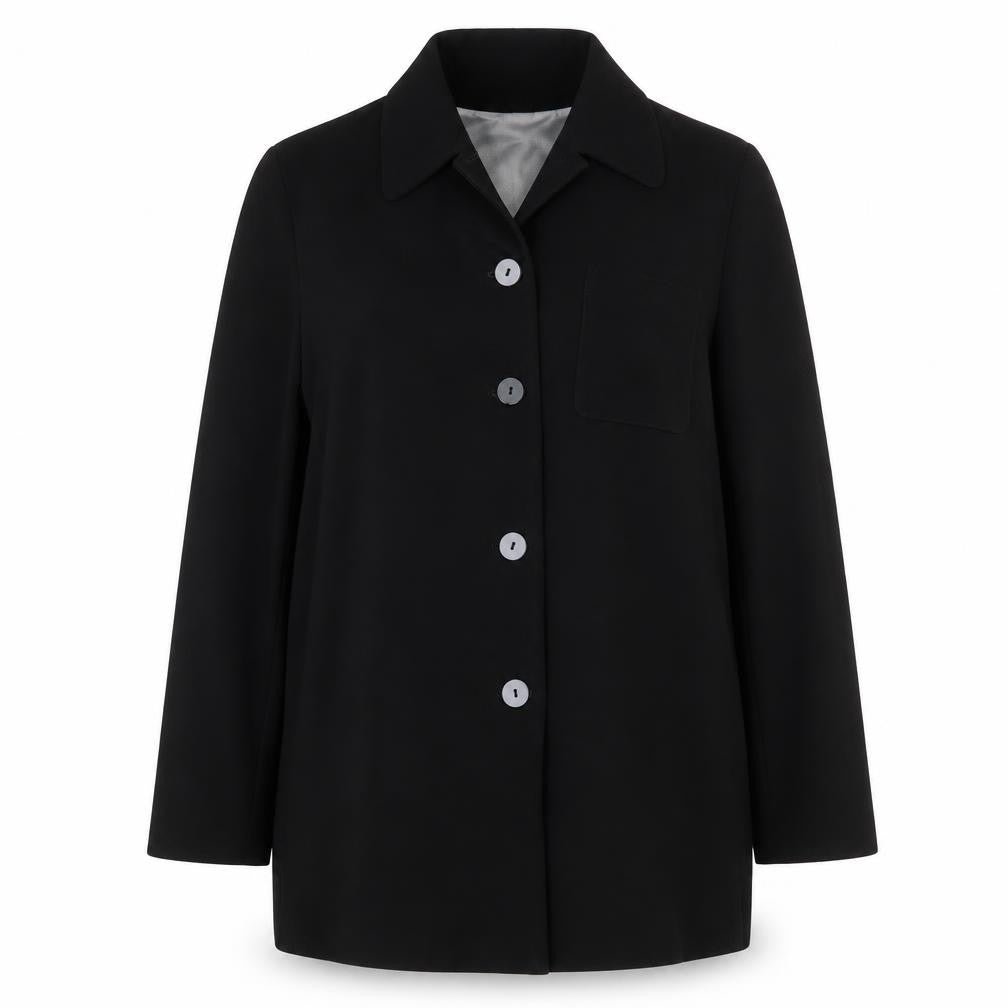 House of Fraser Womens Black  Polyester Jacket Blazer Size XL