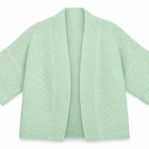 Marble Womens Green V-Neck  Acrylic Cardigan Jumper Size 4