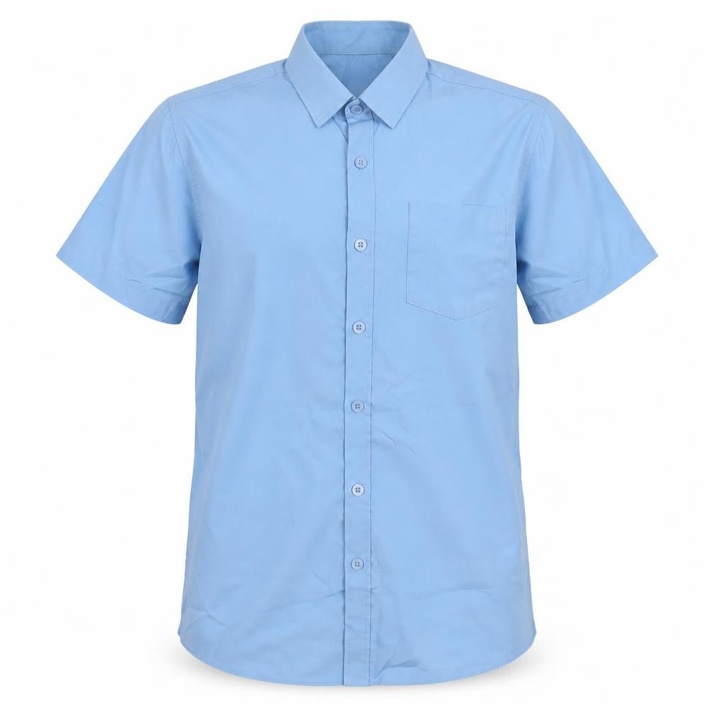 Next Boys Blue  Polyester Basic Button-Up Size 12 Years Collared Button - school Wear