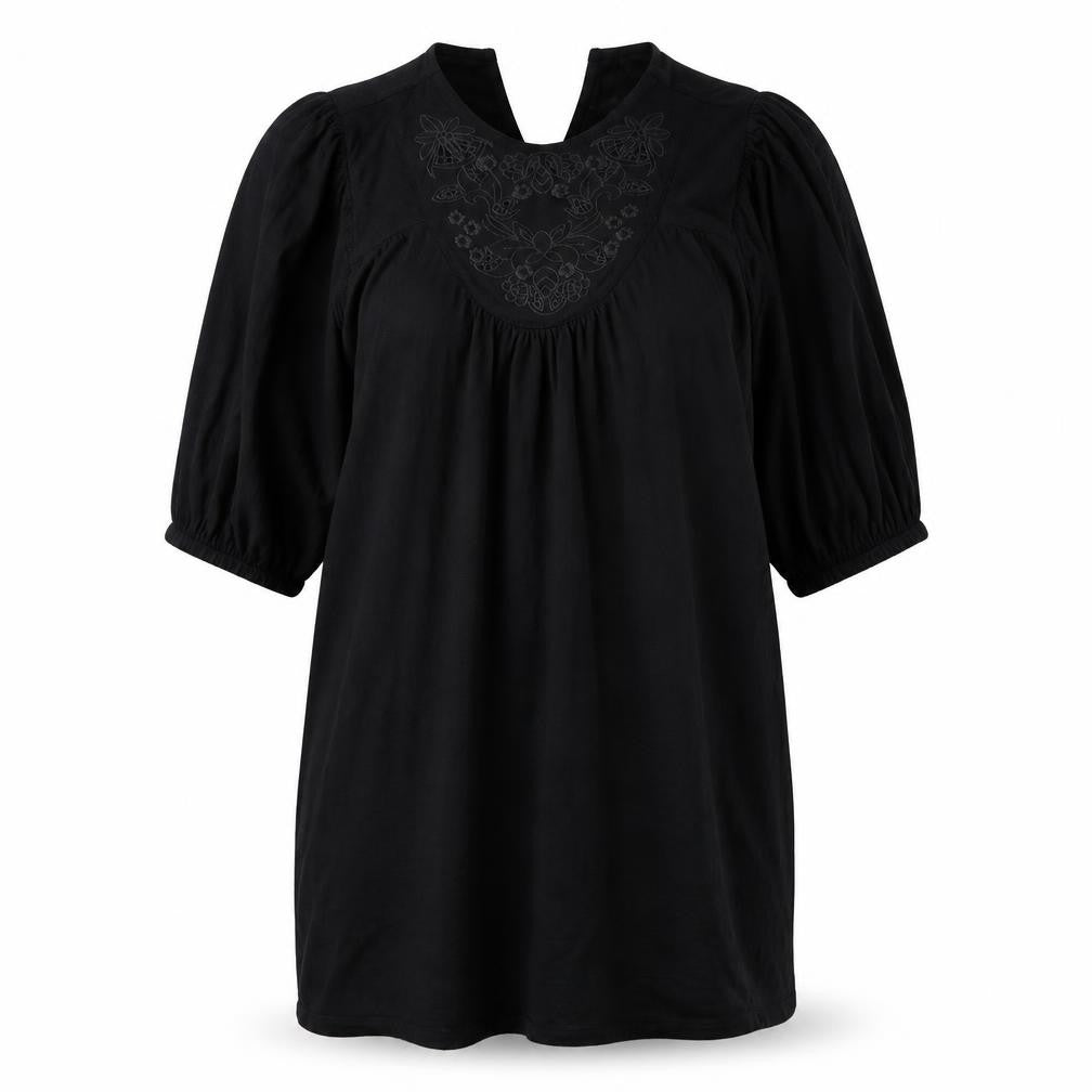 NEXT Womens Black  Viscose T-Shirt Dress  Size 10  Round Neck