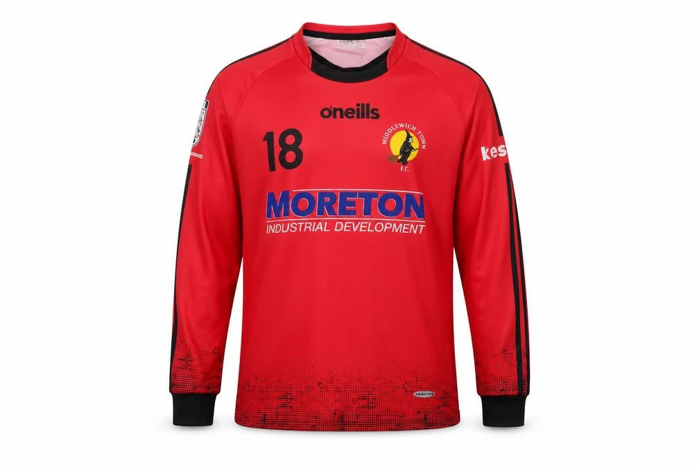 O'Neils Boys Red  Polyester Basic T-Shirt Size 10-11 Years Round Neck  - Middlewich Town FC