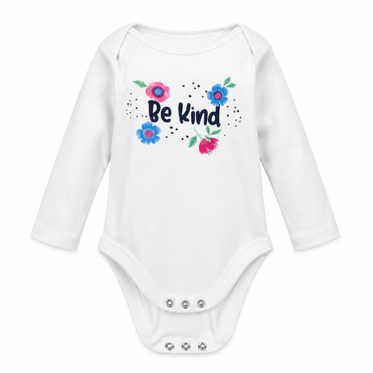 Front view of F&F girls’ white floral cotton leotard one-piece, size 3-6, months