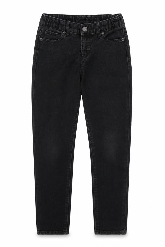 Gap Girls Black  Cotton Skinny Jeans Size 10 Years L24 in Regular Zip