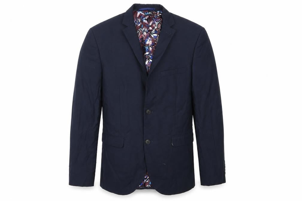 Next Mens Blue  Polyester Jacket Blazer Size 40