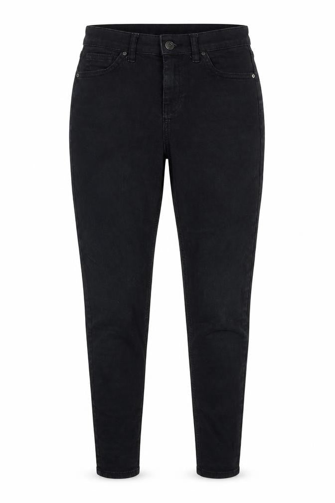 Topshop Womens Black  Cotton Skinny Jeans Size 26 in L28 in Regular