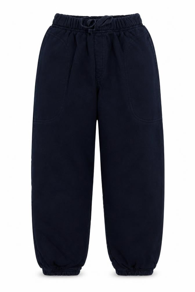 Marks and Spencer Boys Blue  Coir Jogger Trousers Size 9 Months  Regular Tie