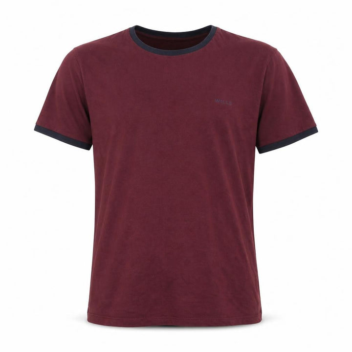 Jack Wills` Mens Purple Cotton T-Shirt Size S Crew Neck