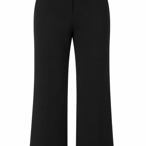 For Women Womens Black  Polyester Dress Pants Trousers Size 12 L31 in Regular Hook & Loop
