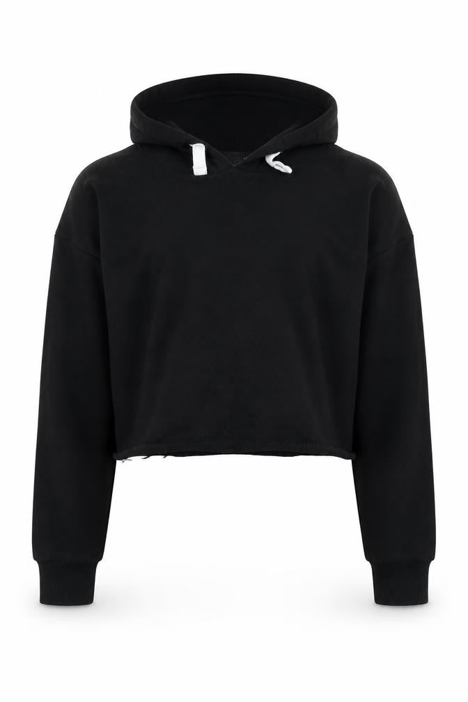Matalan Girls Black  Cotton Pullover Hoodie Size 12 Years