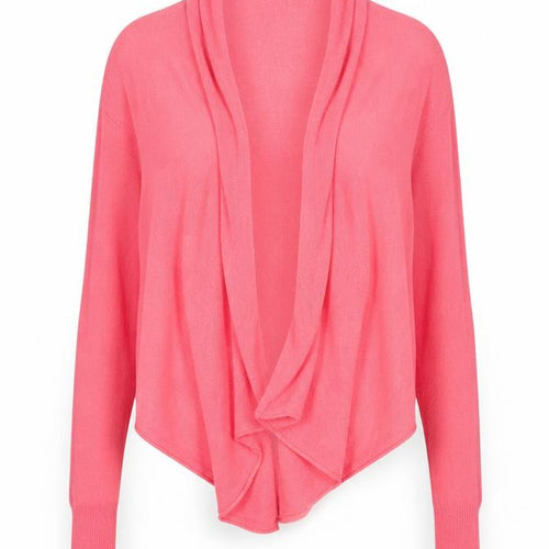 Only Womens Pink Collared  Acrylic Cardigan Jumper Size XS