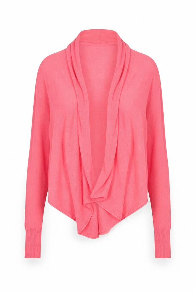 Only Womens Pink Collared  Acrylic Cardigan Jumper Size XS