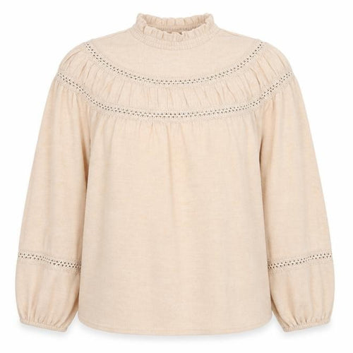 Dorothy Perkins Womens Beige Mock Neck Animal Print Viscose Pullover Jumper Size 12