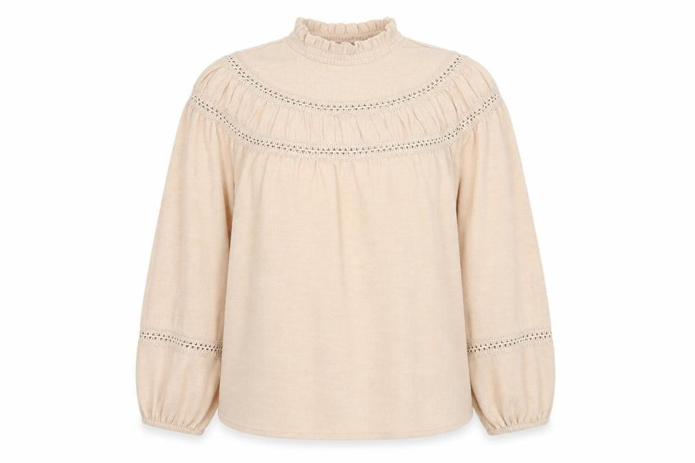 Dorothy Perkins Womens Beige Mock Neck Animal Print Viscose Pullover Jumper Size 12