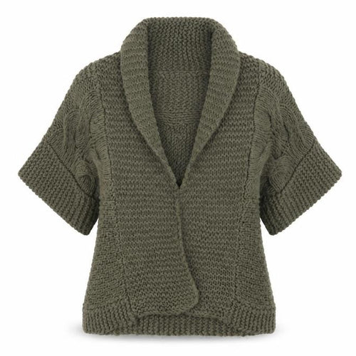 Roman  Womens Green Collared  Acrylic Cardigan Jumper Size L