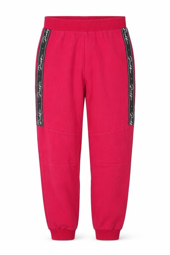River Island Girls Red  Cotton Sweatpants Trousers Size 9 Months  Regular