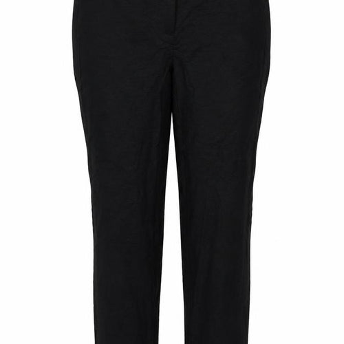 Preworn Womens Black  Polyester Blend Trousers  Size 30 in L27 in Regular