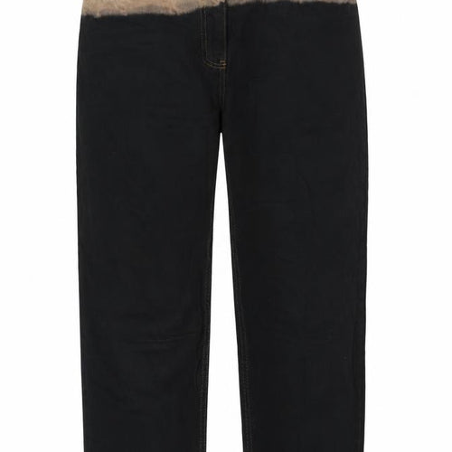 COLLUSION Womens Black  Cotton Mom Jeans Size 32 in L30 in Regular