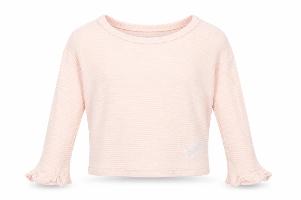 New Look Girls Pink Round Neck  Viscose Pullover Jumper Size 10-11 Years