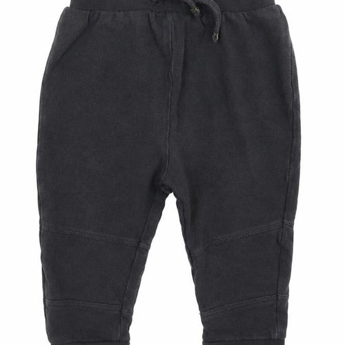 TU Girls Grey  Cotton Jogger Trousers Size 9-12 Months  Drawstring