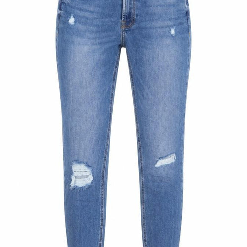 Denim Co Womens Blue  Cotton Skinny Jeans Size 6 L27 in Regular Button