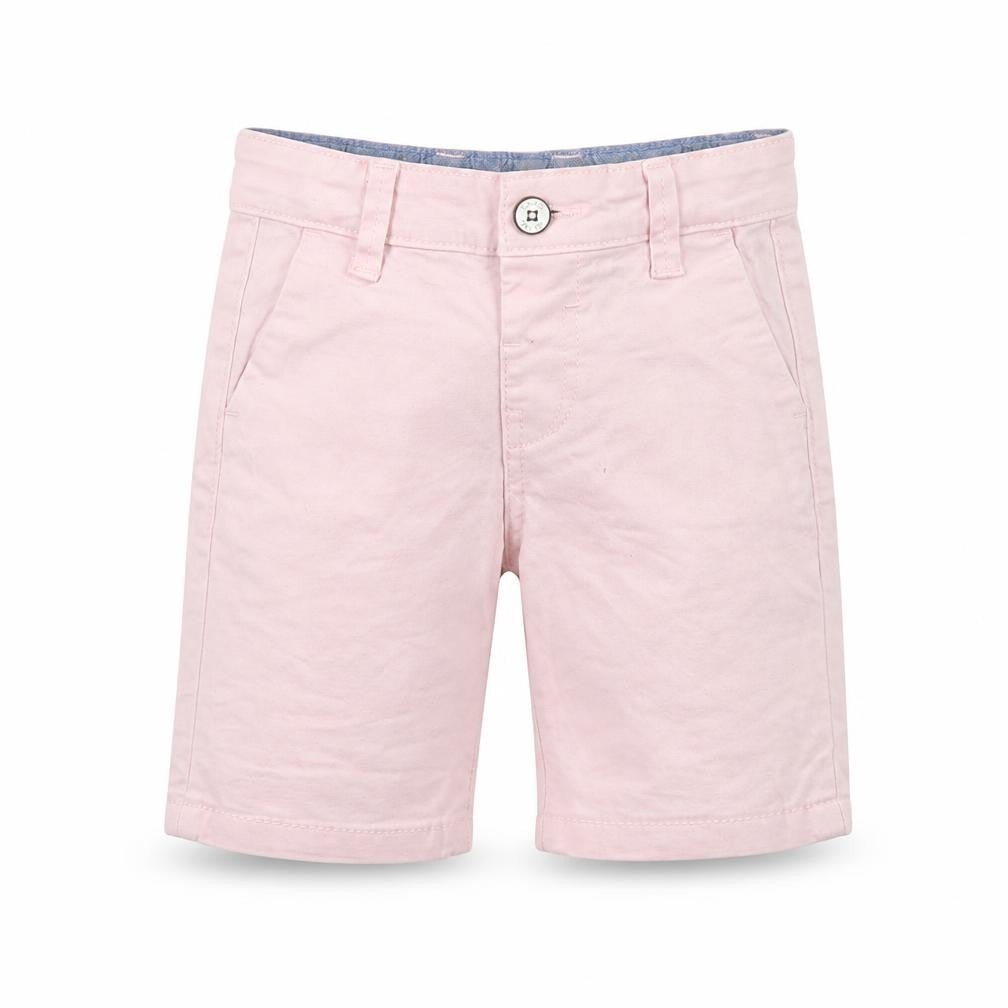 Denim Co Boys Pink  Cotton Capri Trousers Size 18-24 Months  Button