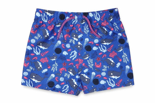 Front view of Primark boys’ blue polyester sweatpants, size 18, months drawstring