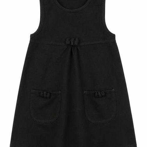 Lily & Dan Girls Black  Viscose A-Line  Size 3 Years  Round Neck