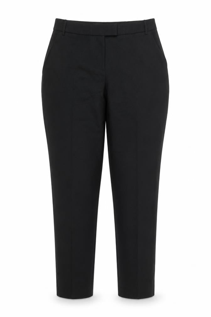 Dorothy Perkins Womens Black  Polyester Carrot Trousers Size 10 L27 in Regular Zip