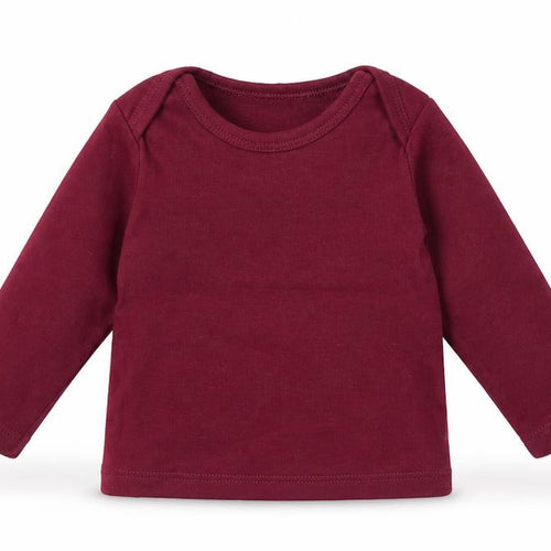 H&M Baby Purple  Cotton Basic T-Shirt Size 0-3 Months Round Neck